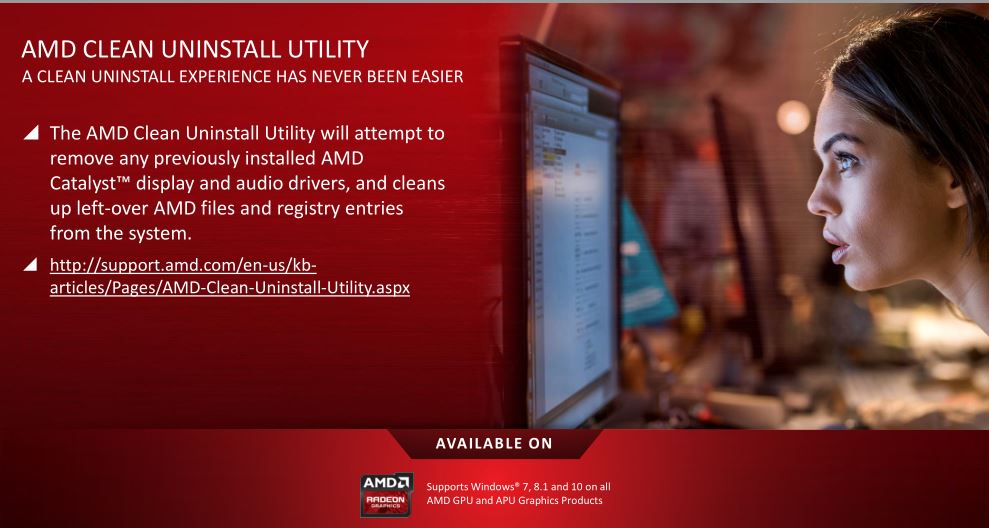 Uninstall AMD Radeon Crimson