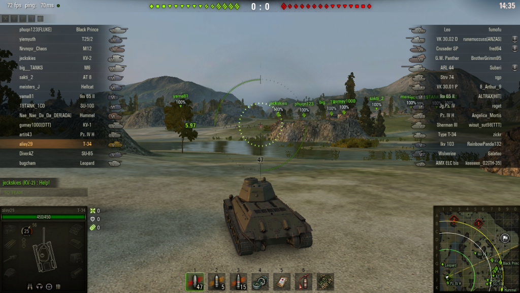 Gaming World of Tanks dengan Acer Aspire Z3-451