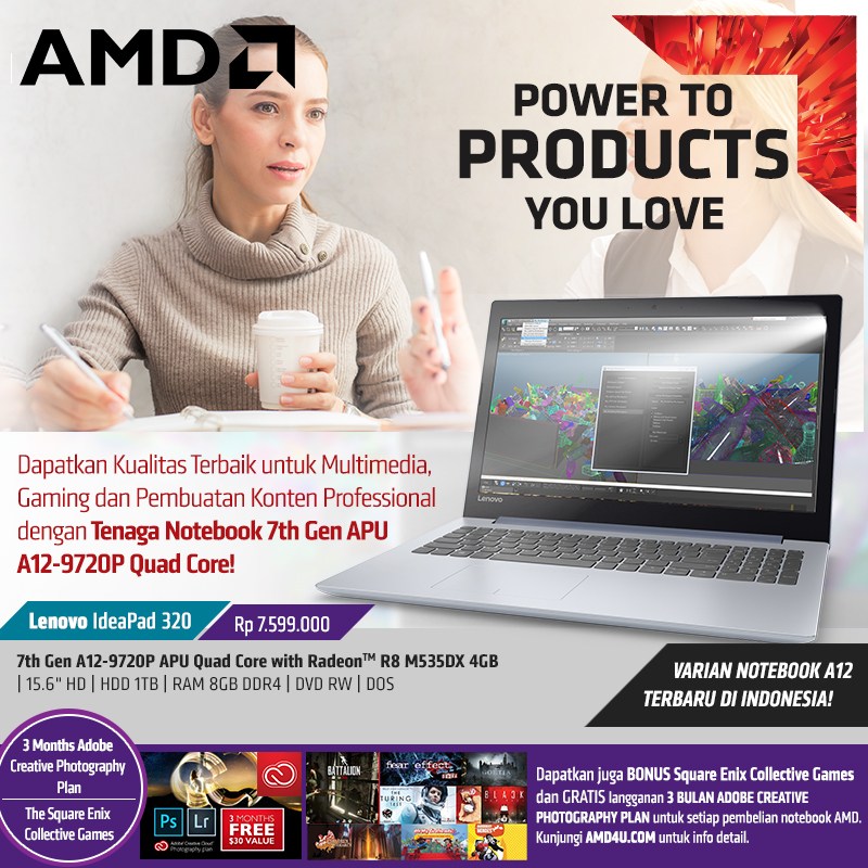 AMD Notebook 7th Gen APU A12