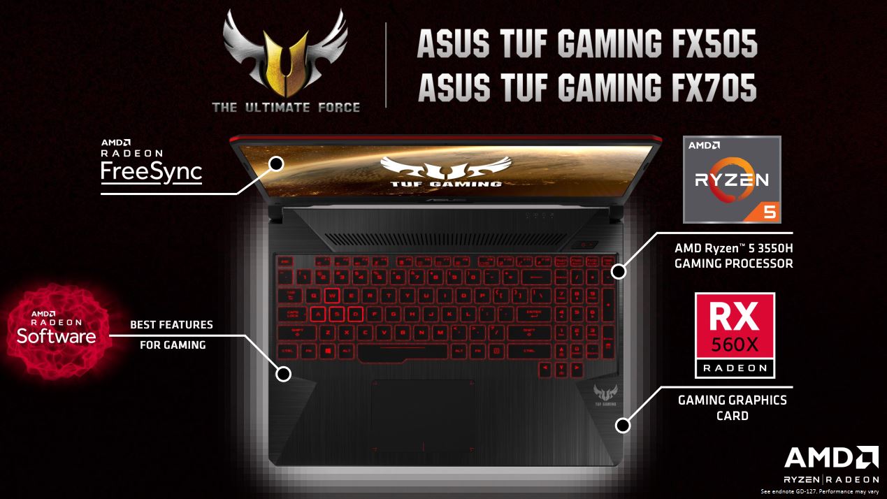 ASUS TUF Gaming FX 505/705DY