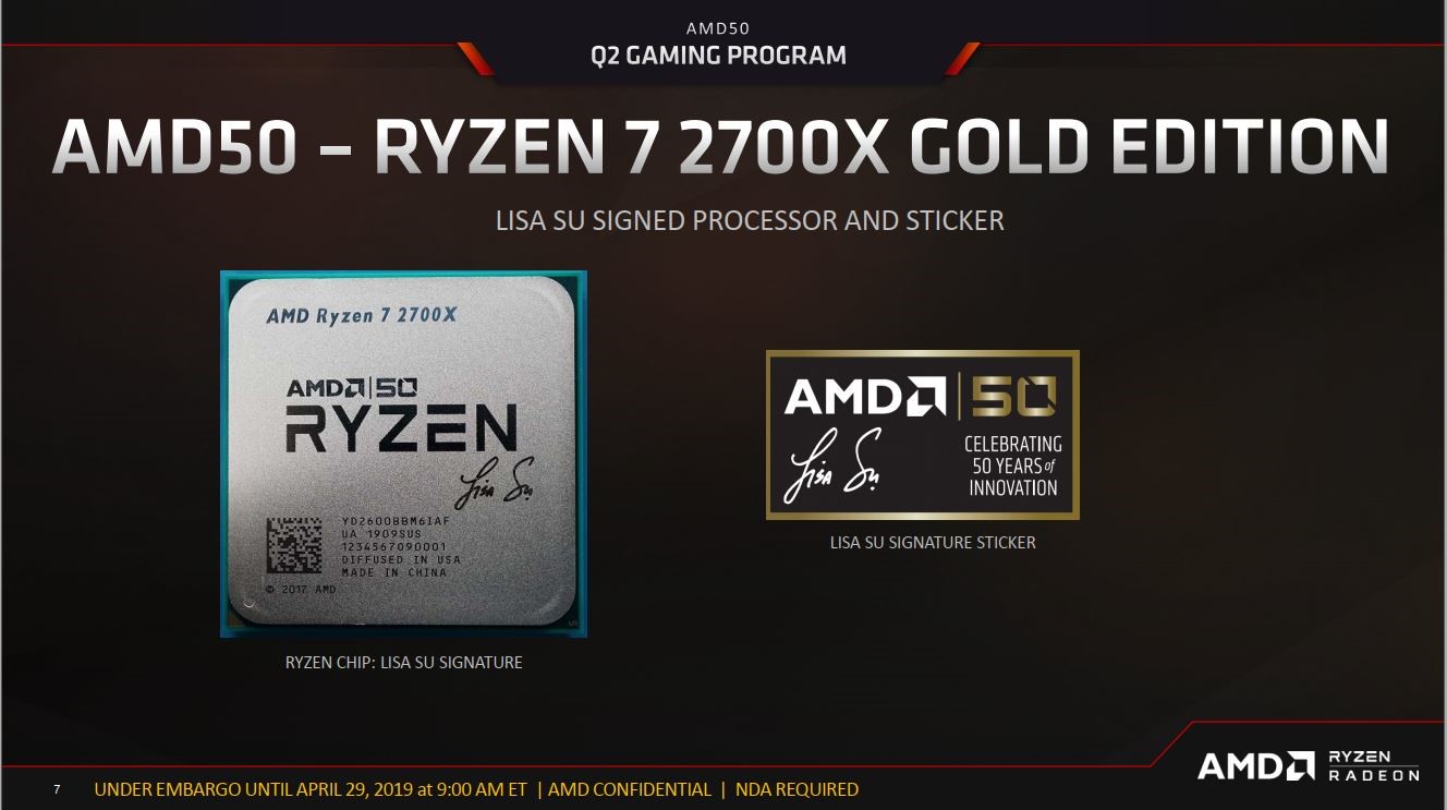 Ryzen 7 Gold Edition