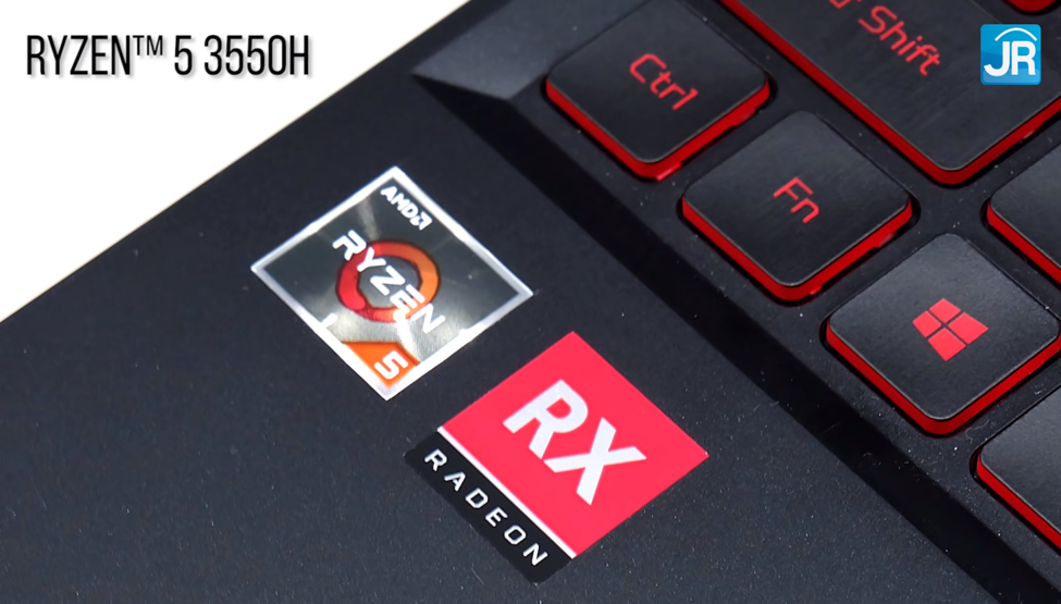 Ditenagai Ryzen™ 5 3550H dan Radeon RX 560X