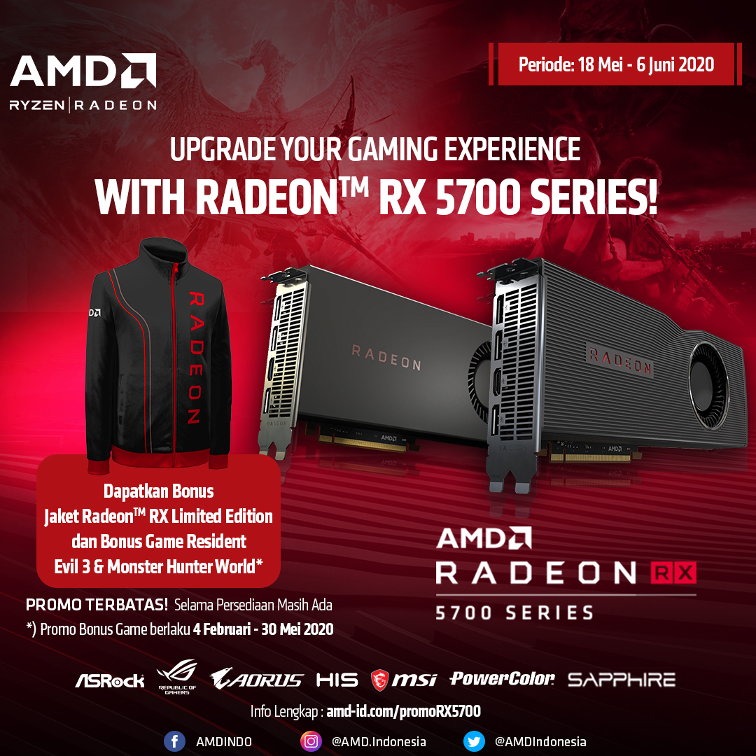 Promo Radeon™ RX 5700 Series Bonus Jaket