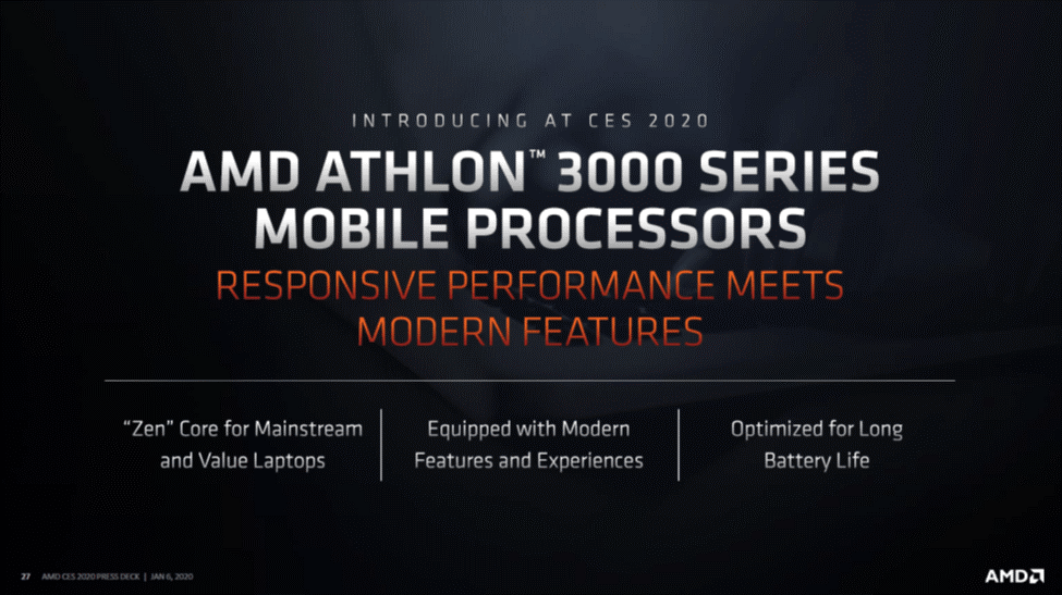 Kesimpulan AMD Athlon™ Mobile 3000 Series
