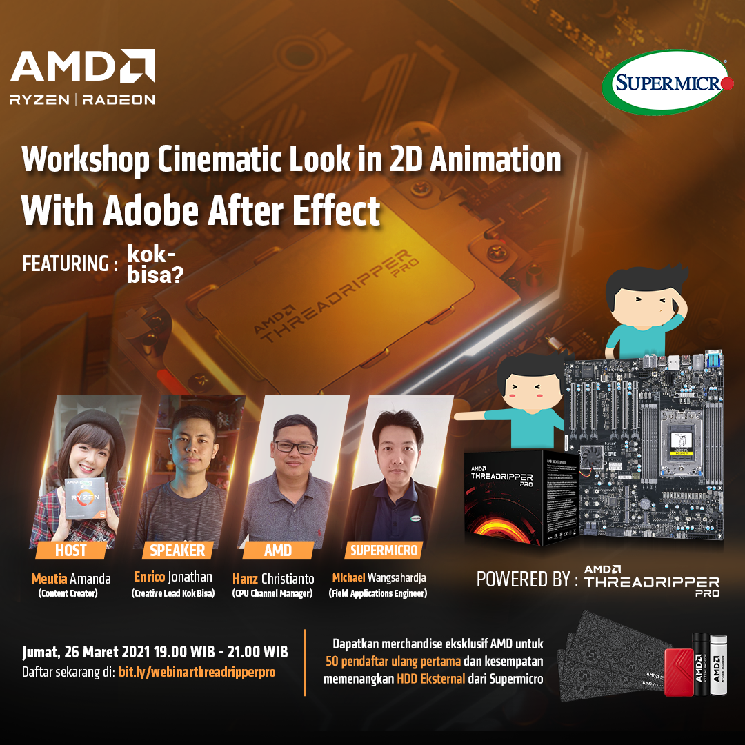 Workshop Cinematic Look in 2D Animation With Adobe After Effect
