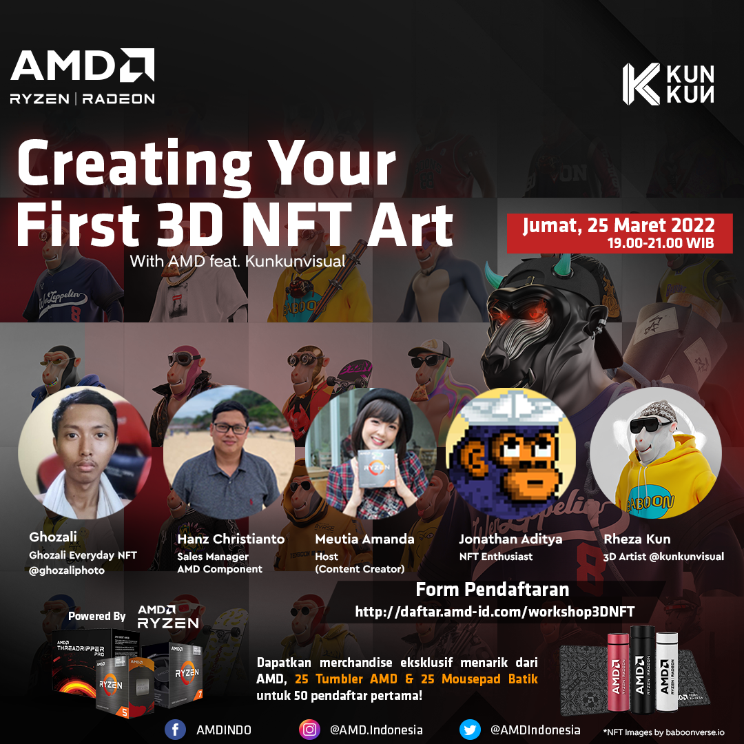 Creating Your First 3D NFT Art With Ghozali